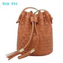 Новые модные сумки через плечо, милая замшевая женская сумка-мешок на шнурке с кисточкой, органайзер, сумки-мессенджеры на плечо из искусственной кожи с кисточками, Bolso Новые модные сумки через плечо, милая замшевая женская сумка-мешок на шнурке с кисточкой, органайзер, сумки-мессенджеры на плечо из искусственной кожи с кисточками, Bolso