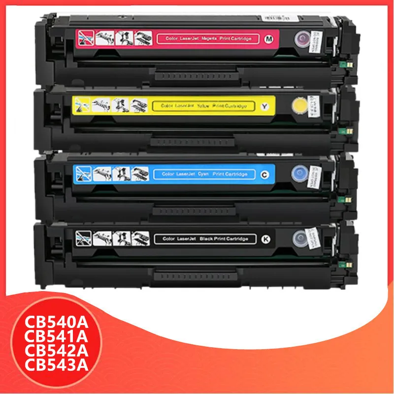 Картридж с тонером CF210A 540A CB540A CB541A CB542A CB543A для принтера HP Color LaserJet CP1215 CP1515n CP1518ni