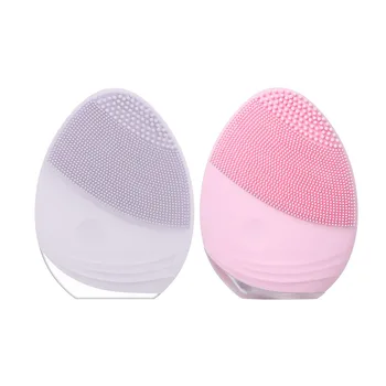 

Electric Face Cleaning Brush Waterproof Silicone Ultrasonic Massage Deep Washer Electric Facial Cleansing Massage Brush