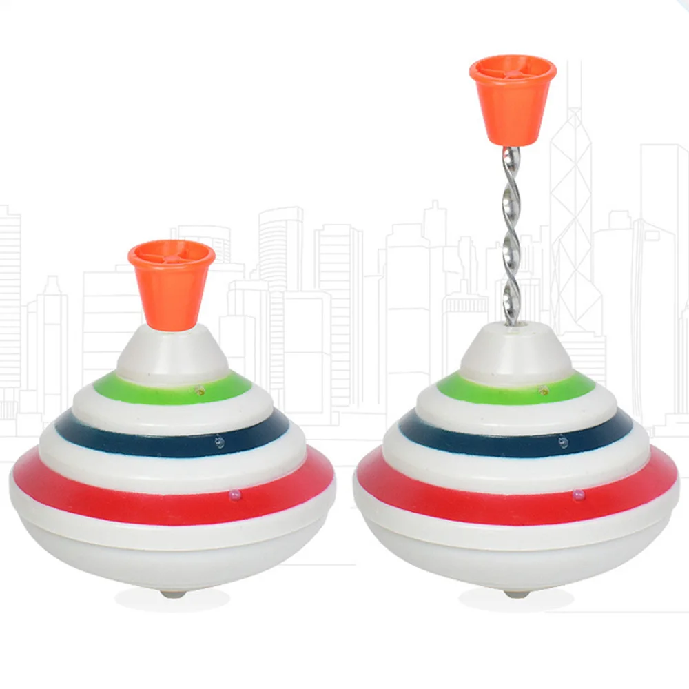 Пуш ап игрушечные спиннинговые Топы светодиодный подсветкой музыкальные