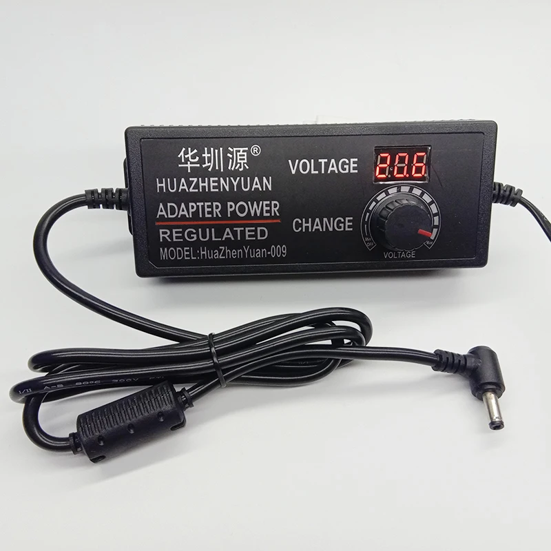 Регулируемый AC к DC 9 V-24 V 5A 12V 15V 18V 20V 22V Универсальный адаптер питания напряжение регулируется питание adatpor 34 шт. DC Вилки