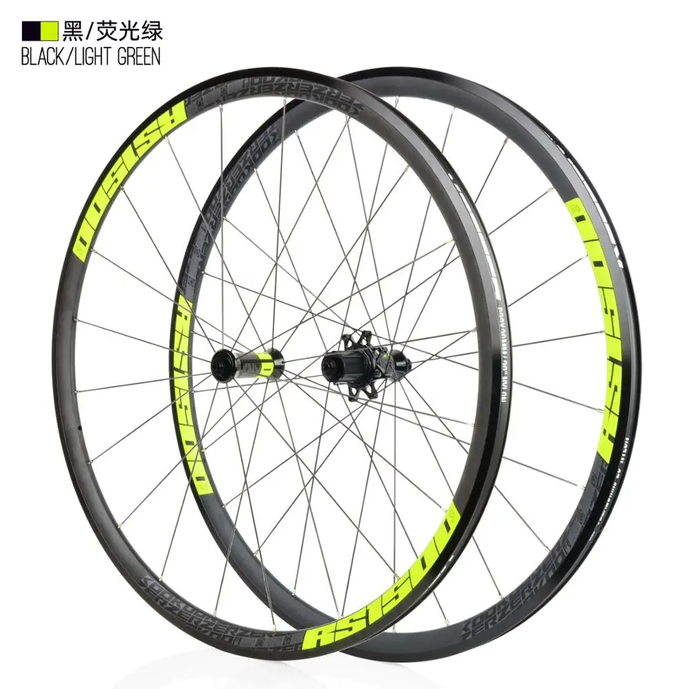 KOOZER RS1500 дорожный велосипед 700C колесная пара переднее 2 сзади 4 подшипника 72 Кольцо 30 мм обод 2:1 колесо со спицами ультралегкий, дорожный набор колес