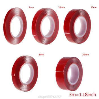 

3 meter Double Sided Adhesive Sticker Tape Ultra High Strength Acrylic Mounting Tape Jy21 20 Dropship