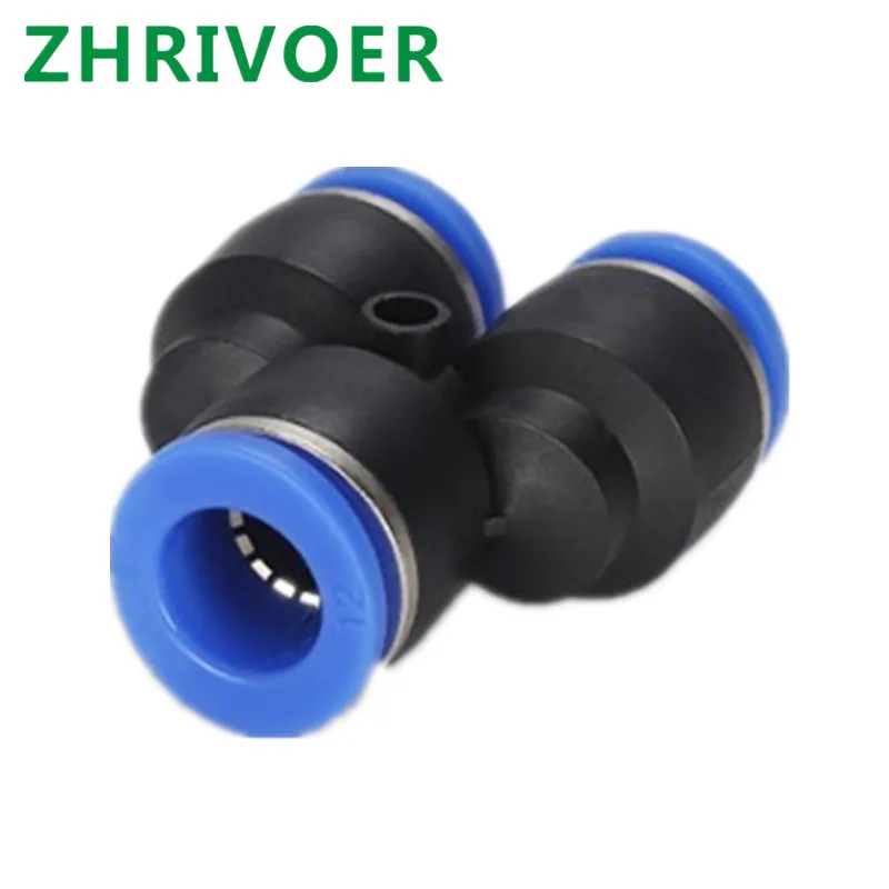 3 Way Port OD Hose Tube Push in Gas Plastic Pipe Fitting Connectors Quick Fittings Y Shape Air Pneumatic 12mm 8mm 10mm 6mm 4mm