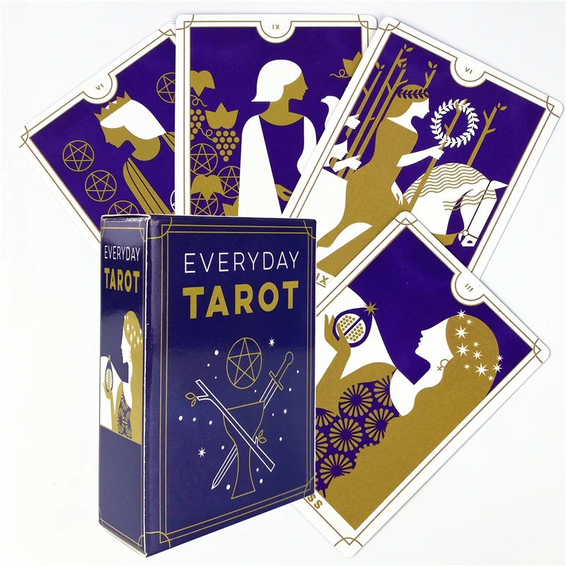 New 2021 Everyday Ancient Wisdom Of Tarot Cards Prophecy Divination Deck English Version Entertainment Oracle Board Game ancient animal wisdom deck