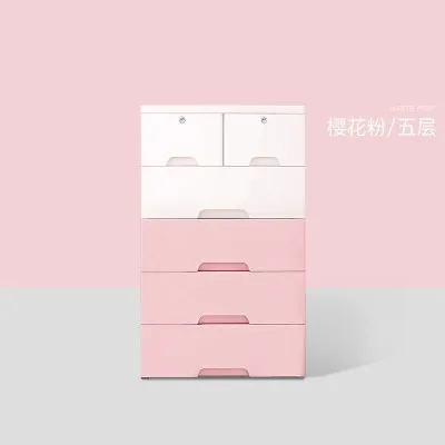 セール販売店 厚み引き出し収納キャビネットの赤ちゃん収納プラスチックキャビネット子供のワードローブ世帯のおもちゃコンビネーション5引き出し 数量限定商品や在庫限り Elitetech Group Com