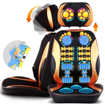

5D Electric back massager vibra Cervical massage device multifunctional pillow neck household full-body Massage chair
