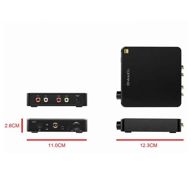 TOPPING A50 Настольный усилитель для наушников Hifi усилитель в сочетании с Topping D50s D50 P50