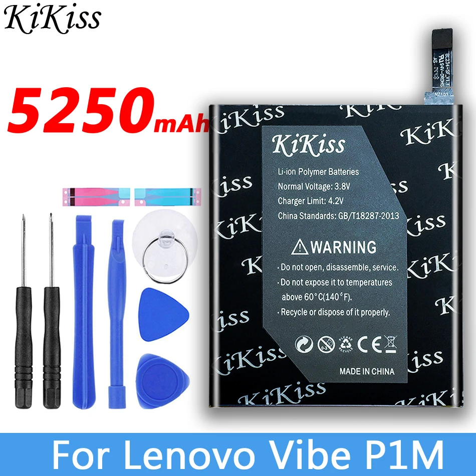 KiKiss BL234 BL244 BL246 BL250 BL259 Батарея для lenovo Vibe P1M P1MA40 P70 A5000/P1 P1A42/Shot z90 z90a40/S1 s1a40/k5 плюс