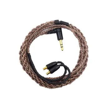 

A2DC Connector Copper Cable Cord for ATH-LS50 E40 E70 CKR100 CKS1100 Headphones LX9B