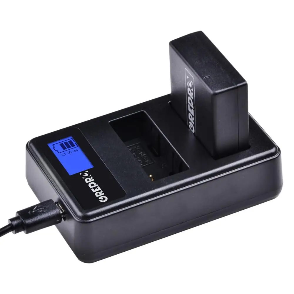 GREPRO 1500 мАч DMW-BLG10 DMW BLG10 DMW-BLE9 BPDC15 батарея+ ЖК-дисплей двойной USB зарядное устройство для Panasonic LUMIX GX80 GX85 GF5 GF6 GX7 LX100