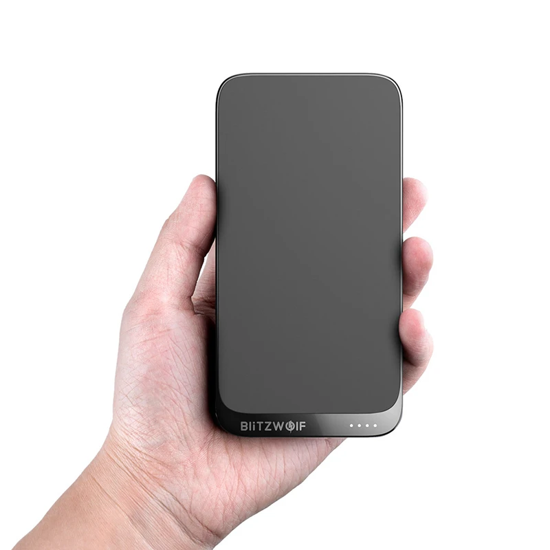 BlitzWolf BWP10 10000 мАч QC3.0 PD18W power Bank 10 Вт Беспроводное зарядное устройство с 4 выходами для iPhone XS для переключателя для XIAOMI S10 S10