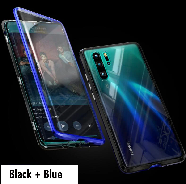 BOBYT для HUAWEI P30 P30pro полный корпус Магнитные защитные чехлы 360 Защита Передняя Задняя стеклянная защита P30 Pro