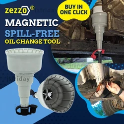 Zezzo®Outil de changement d'huile magnétique sans déversement, outil de remplacement de liquide de frein de voiture, embrayage pompe d'échange d'huile, Dropshipping 