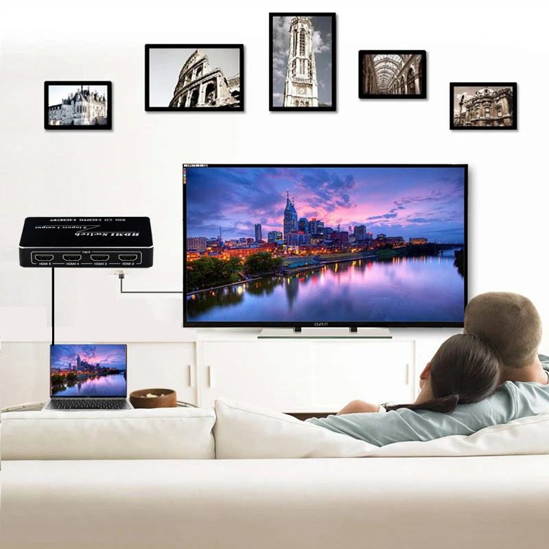 4K 5 In 1  HDMI ġ 5x1  ó ȯ XBOX PS3 PS4 PS5 Ʈ PC DVD TV  HDTV  