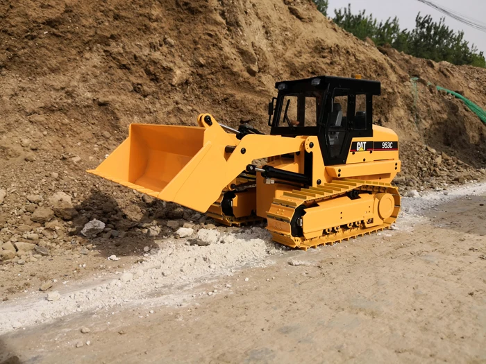 Новинка 1/14 CAT 953 Carter полностью Металлическая гусеничная цепь Модель Погрузчика Гидравлическая Ручная работа бесщеточная ходьба