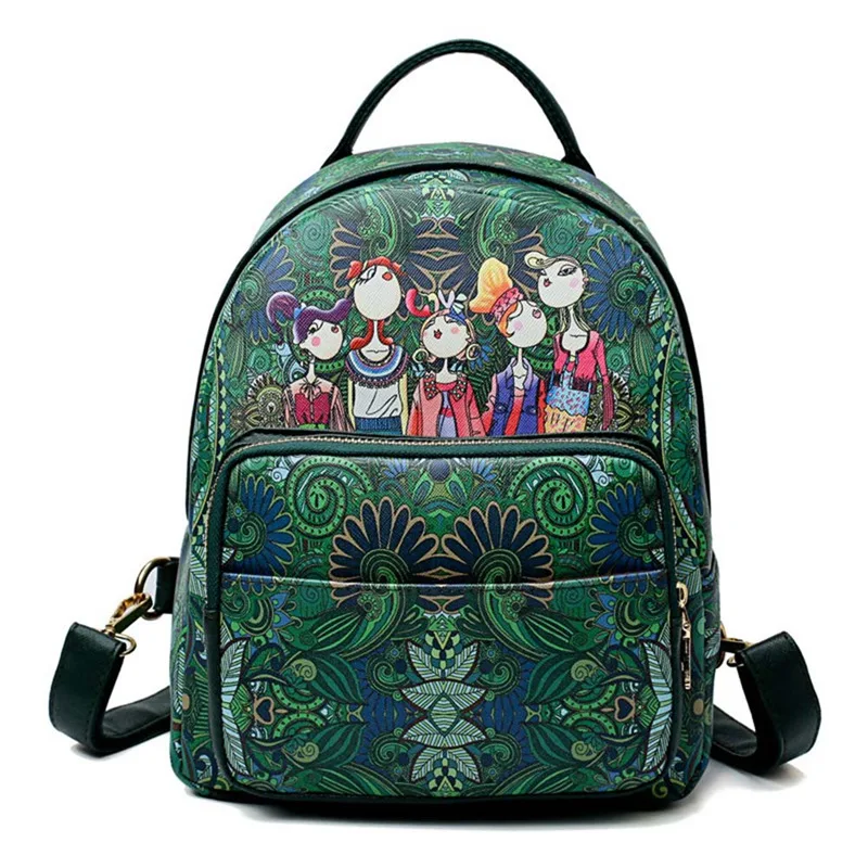 Lovely Forest Backpack School Bags for Teenage Girls Green Bagpack Large Capacity Back Pack Korean Mochila