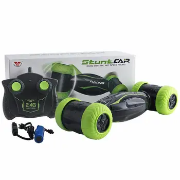 

RCtown 2.4G RC Car Rotating Simulation Double-sided Flip Remote Control Stunt Car Toy for Kids High Speed 360 Degree Race Toy #7