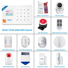

TOWODE W181 GSM WIFI DIY Alarm System Wireless Home Security Motion Sensor Buglar Kit Russian French Spanish English Option
