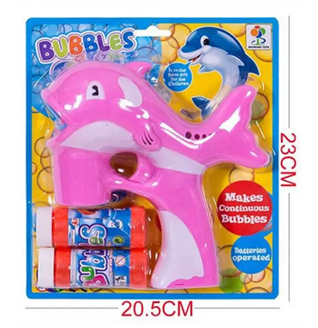 

Large Size Music Electric Dolphin Bubble Gun with Light And Music Electric Water Gun Automatic Bubble Machine CHILDREN'S Toy