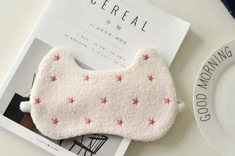 

Cute GP Soft Embroidered Five-Star Star Eye Patch Sleep Shading Breathable Women's Pure Cotton Eye Patch