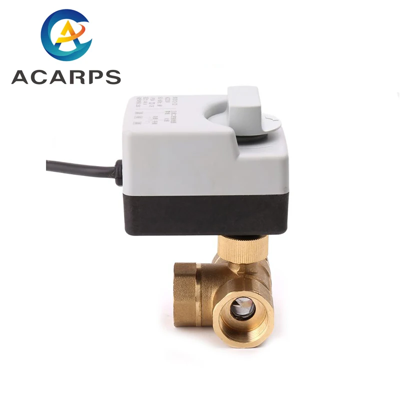 Válvula de Esfera Motorizada com Interruptor Manual Válvula de Esfera Elétrica Três Fios Dois Point Control Way 2