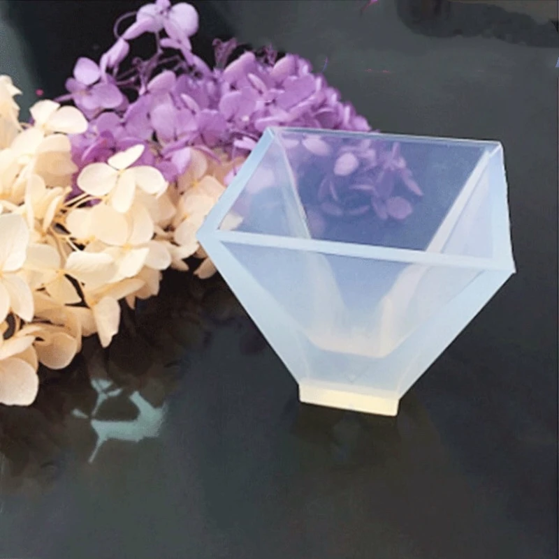 

Pyramid Shape Mold Jewelry Silicone Mold Resin Molds For DIY Jewelry Making Finding Molds Accessories 1PCS