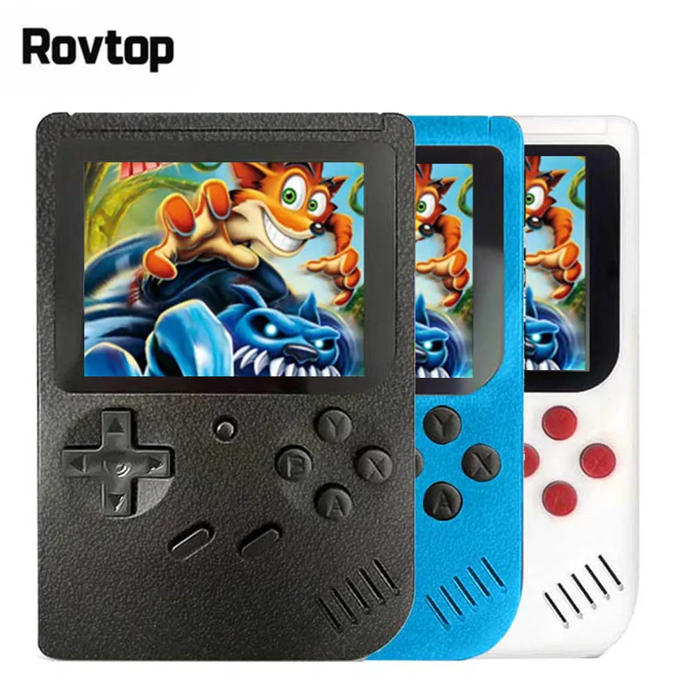 

Retro Portable Mini Handheld Game Console 8-Bit 3.0 Inch Color LCD Kids Color Game Player Built-in 400 Games 168 Games