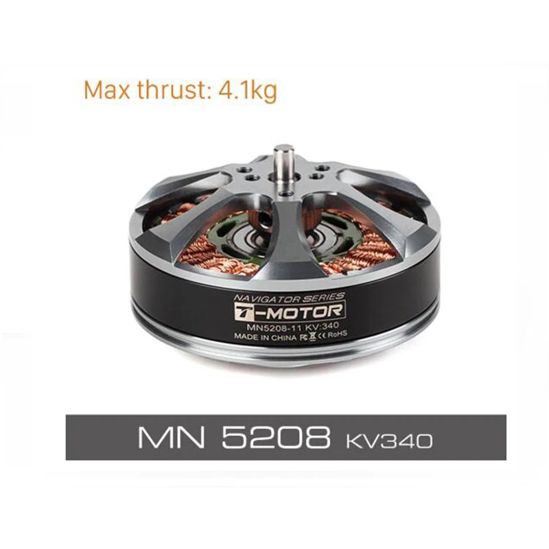 

T-motor High quality Tiger brushless motor MN5208 KV340 for UAV drones quadcopters multi-rotor professional boats