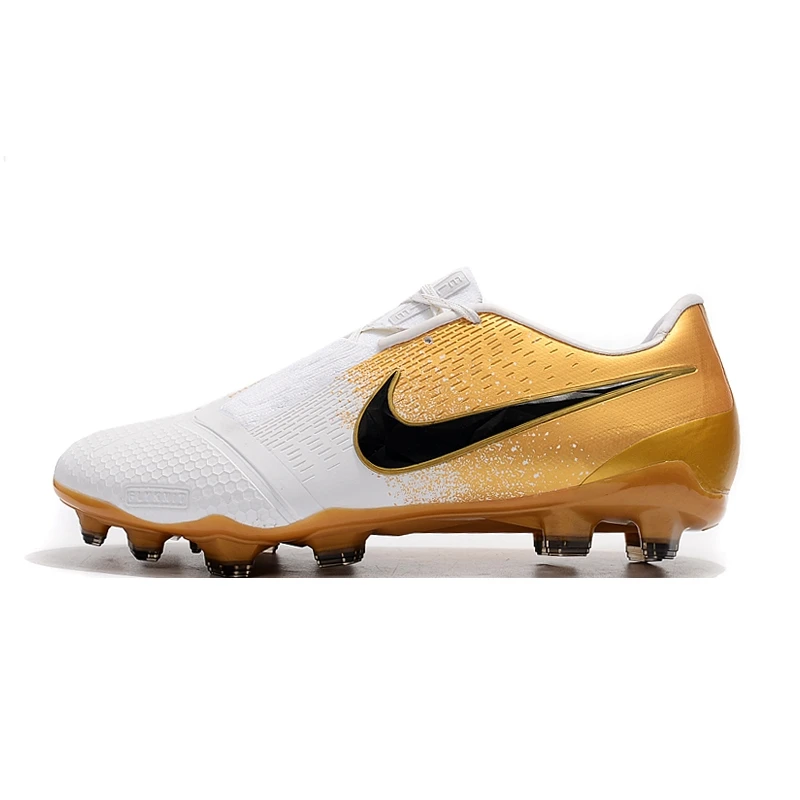 Nike Phantom VNM Elite FG трикотажные кроссовки Для мужчин Бутсы Эластичная лента Спорт на открытом воздухе Газон Venom Футбол бутсы носок; плоская подошва;