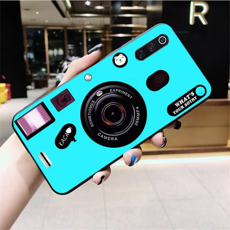 Vintage Camera Gameboy TPU Soft Silicone Phone Case Cover for Xiaomi Mi10 10Pro 10 lite Mi9 9SE 8SE Pocophone F1 Mi8 Lite