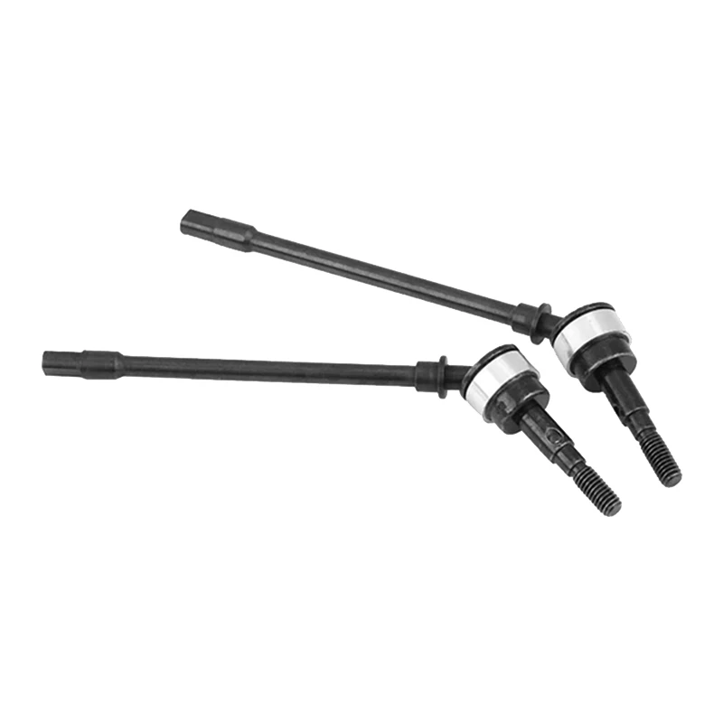 

2PCS Hard Steel Front Axle CVD Drive Shaft Dog Bone for 1/10 RC Track Axial SCX10