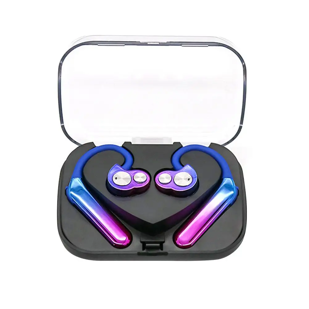 Bluetooth наушники с микрофоном светодиодный дисплей беспроводные Bluetooth наушники-вкладыши водонепроницаемый шум iOS/Android телефоны HD