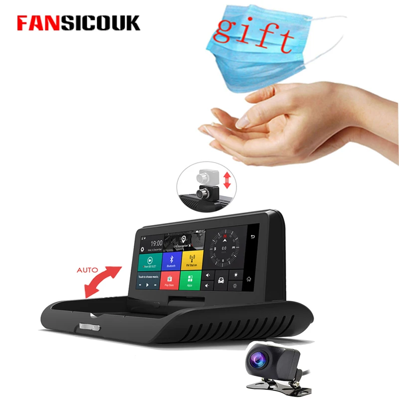 4G ADAS Android автомобильный видеорегистратор FHD 1080P WiFi GPS навигатор с двумя