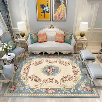

Big size easy care retro printed Persian carpet ,big size home decoration vintage living room coffee table carpet,