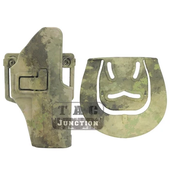 

Tactical CQC Serpa Pistol Holster Concealment Quick Right Hand Waist Paddle Belt Loop Pistol Case Pouch For Glock 17 19 22 23 31