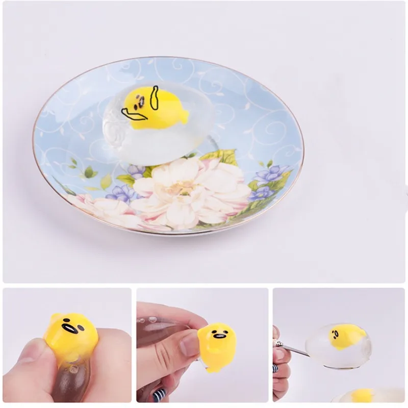 

Unbreakable Transparent Eggs Squeeze Toys Anti Stress Venting Balls Novelty Fun Squeeze Stress Reliever Kids Adult Gift