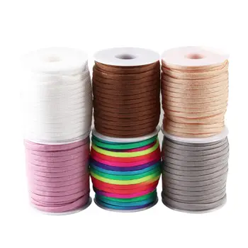 

20m/lot 4mm Wide Umbrella Rope DIY Bracelet Necklace String Rope Basic Practical Jewelry Accessories Gray/Khaki/Color/Pink/White