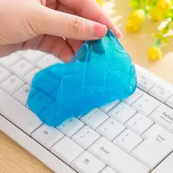 Nettoyeur de poussière de Gel de clavier de voiture, gomme de nettoyage de colle, dissolvant de saleté de clavier d'ordinateur, caoutchouc de nettoyage de voiture 