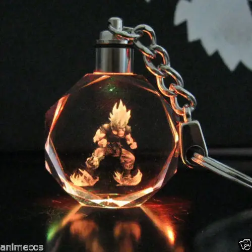 Dragon Ball Dragonball Z Сон Супер Saiyajin Гоку с украшением в виде кристаллов светодиодный