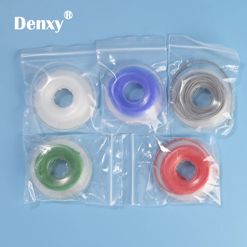 Denxy 4 шт. чистый серебряный цвет ортодонтический рукав Archwire стоматологическая