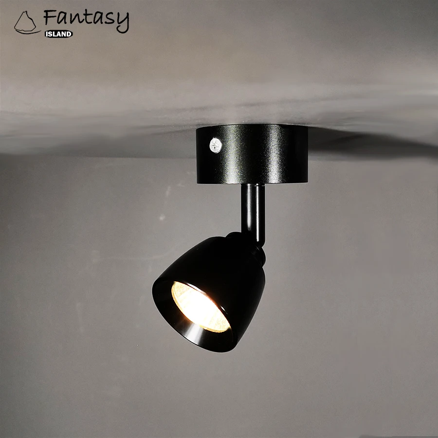 

exhibition white black highlight 360 degree rotatable commercial lighting LED mini spot light surface mounted 3W 5W AC85-265V