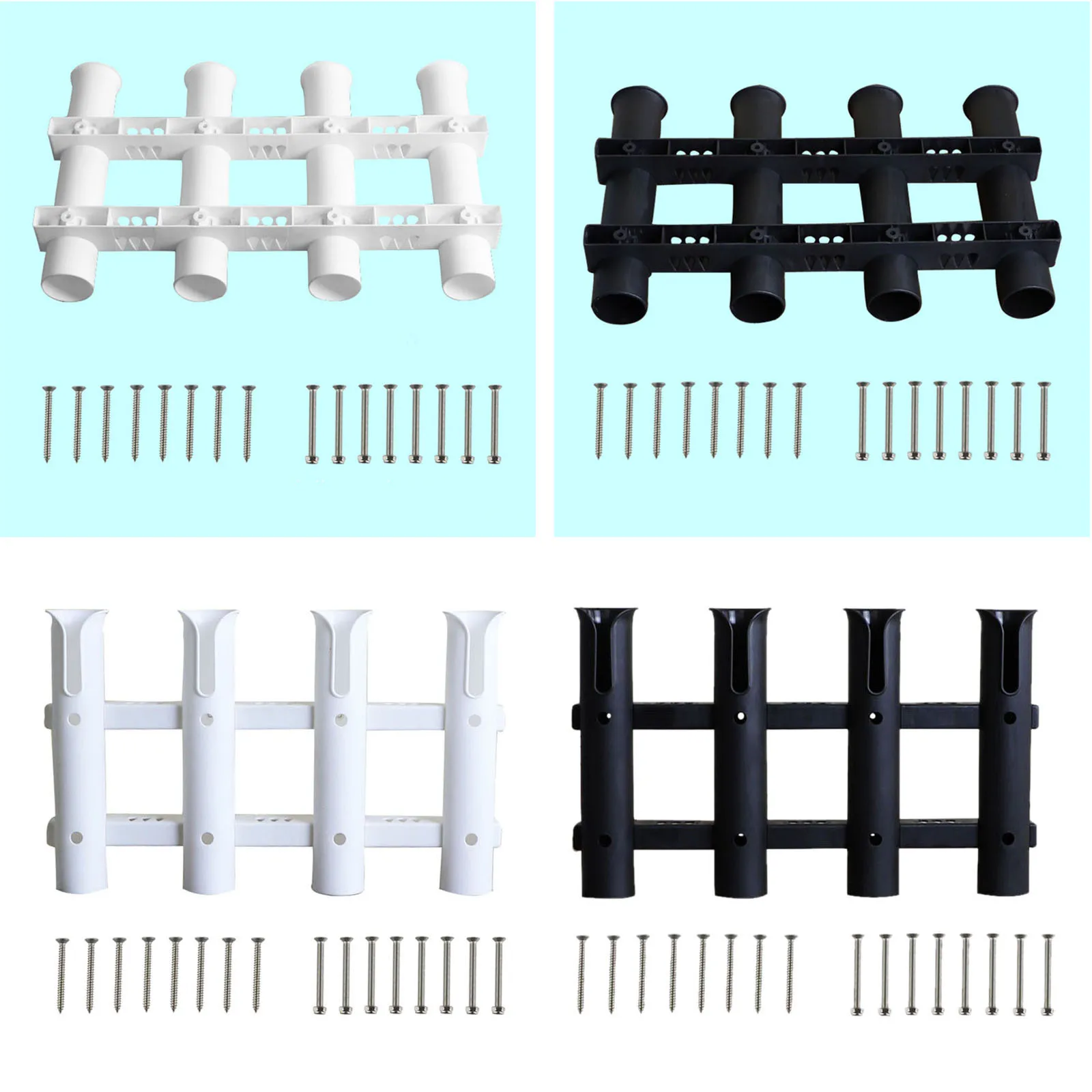 Fishing Rod Holder 4 Pole Portable for Boat Marine Storage with Screws fishing rod holder,fishing rod bracket