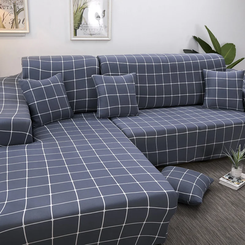 L форма d стрейч чехлы для диванов полиэстер Loveseat чехлы для диванов мебель протектор шезлонг Стрейч L форма диванов чехол