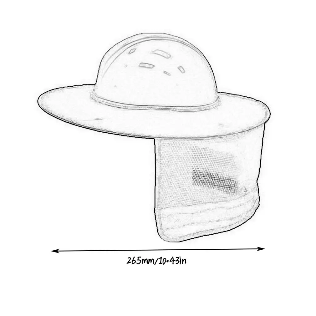 Жесткая шляпа солнцезащитный козырек шеи Защита от солнца со светоотражающей полоской и высокой вязкостью сетки дизайн для Hardhats/шлем