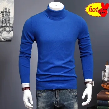 

Sweater and Man Pullovers Cashmere and Wool Knitting Jumpers Hot Sale New Turtleneck 9Colors Sweaters Men Standard Clothes Tops