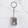 Mini Gold-Plated Movement Square Keychain Pendant Music Box Music Box Birthday Gift Creative Gifts & Crafts ► Photo 2/6