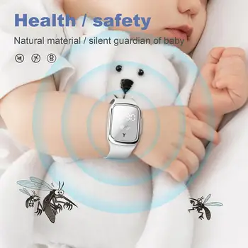 

Electronic Mosquito Repellent Bracelet Wristband Waterproof Watch Anti Mosquito Repellent Wristband Pregnant Kid Mosquito Killer