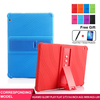 

SZOXBY For Huawei Glory Play Tablet 2 T3 Protective Cover 9.6 Inch Case AGS-L/W09 Anti-Fall Silicone Shockproof Washable Case