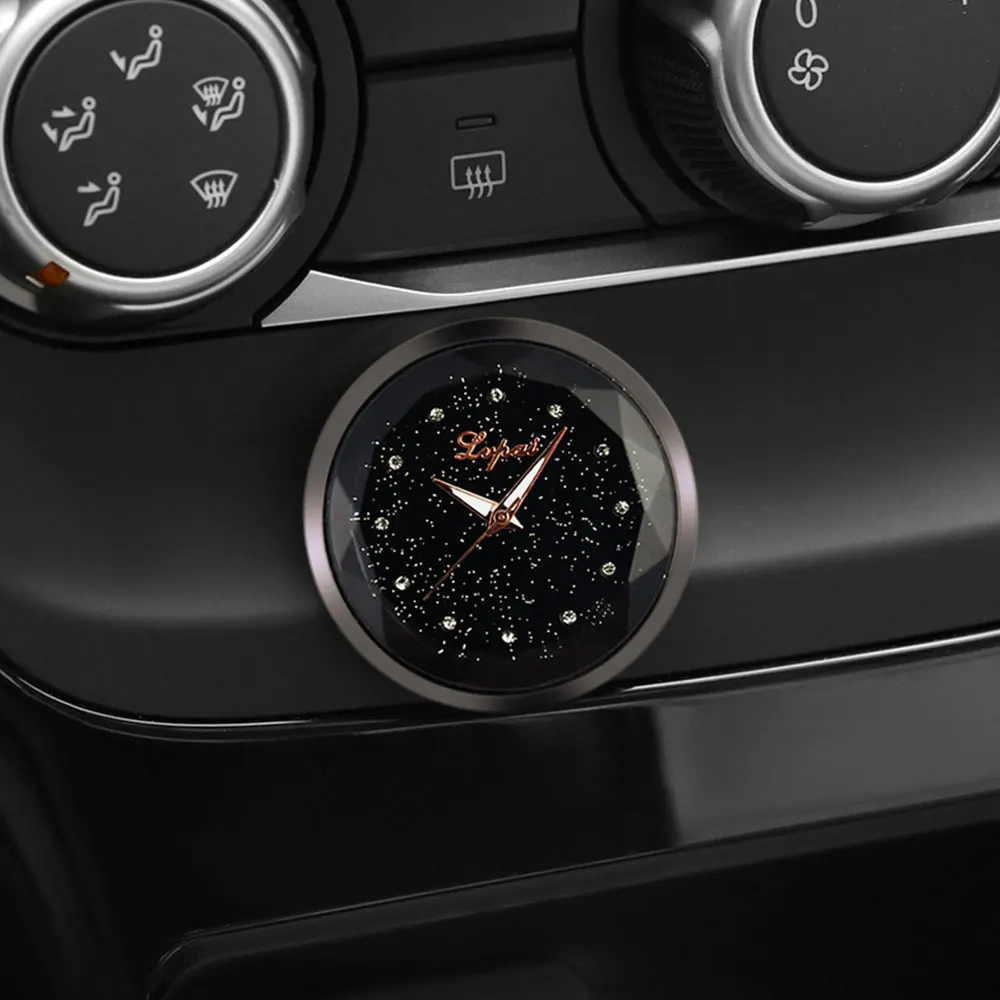 Vehemo BZ846 для авто часы декоративные цифровые часы орнамент Электронный метр стикер